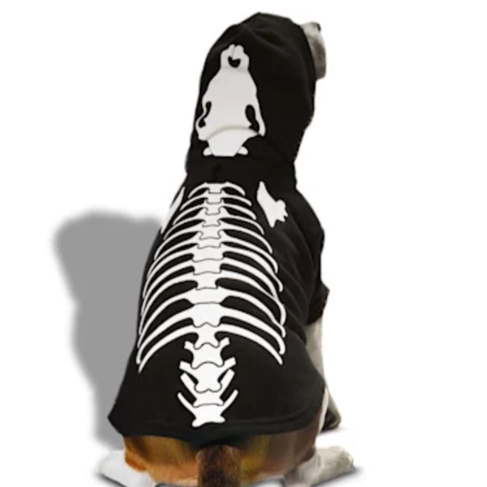 NWT Halloween skeleton gothic lazy bones costume XS